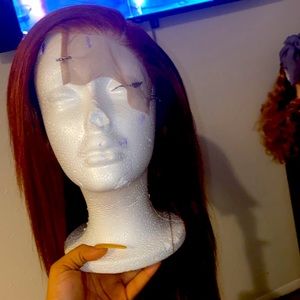16 Inch custom closure wig with custom color
